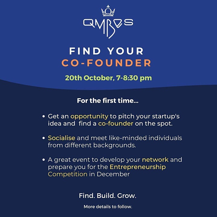 Find your Co-Founder (QMBES)