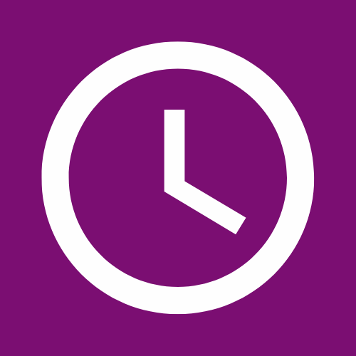A clock icon, representing out-of-hours support from ITS
