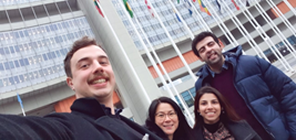 Immigration Law LLM students at the United Nations