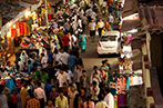A busy street in Mumbai