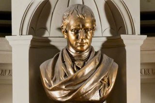 Bust of Scott in the Octagon