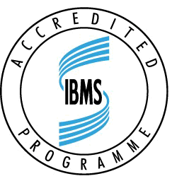 Institute of Biomedical Science accreditation logo