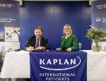 The signing ceremony at Kaplan International College London