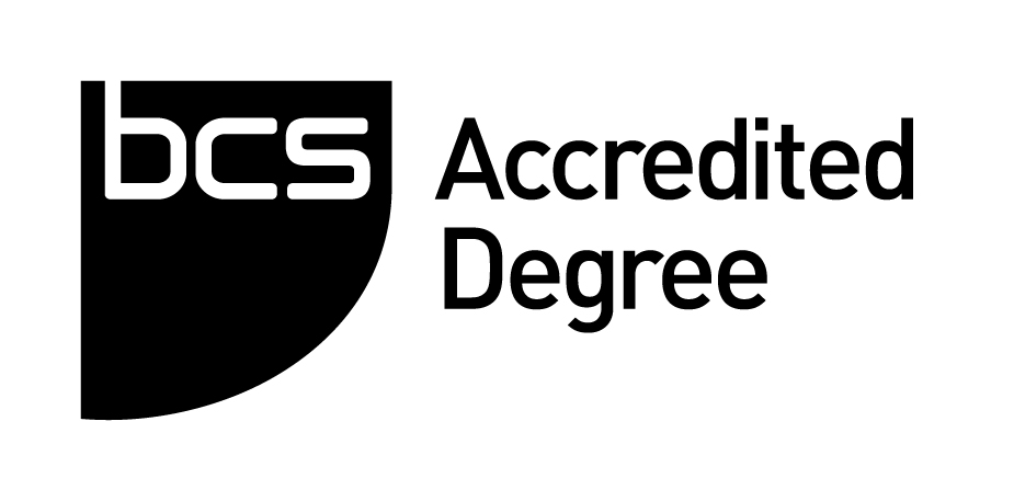 BCS The Chartered Institute for IT - Accredited degree logo
