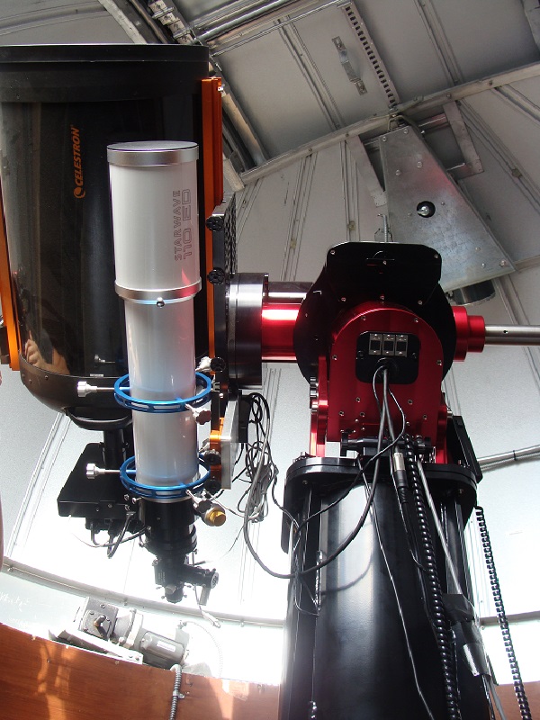 Telescope in Queen Mary's observatory