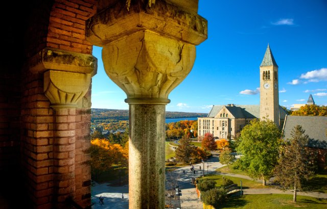 Cornell's campus in Ithaca, New York