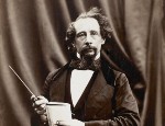 A photograph of author Charles Dickens