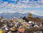 Photograph of a landfill site