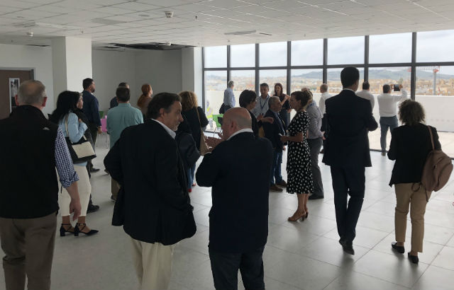 Inside the new medical school building in Gozo