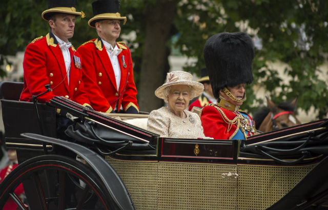 Photo of Queen Elizabeth II and the Duke of Edinburgh