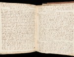 Manuscript of William Godwin's Political Justice, 1793, showing authorial revisions [Image courtesy of the V&A]