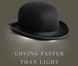 Book cover for 'Loving Faster than Light'