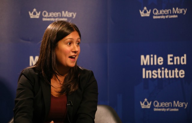 Lisa Nandy at the Mile End Institute