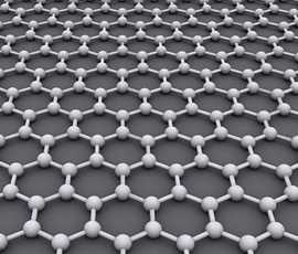 Graphene is an atomic-scale honeycomb lattice made of carbon atoms. (Photo copyright: Alexander Alus, licensed by Creative Commons Attribution-Share Alike 3.0)