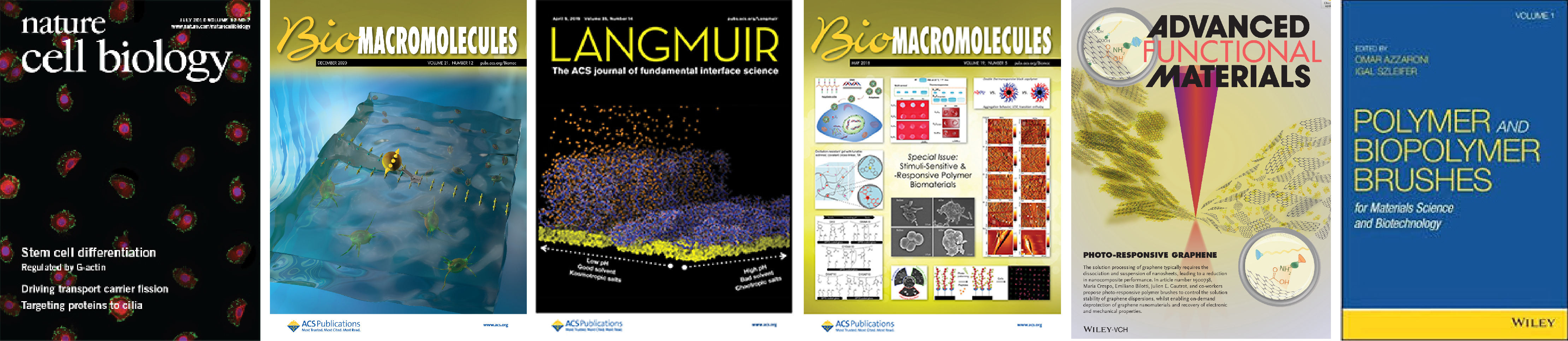 Journal Covers from the Gautrot Lab