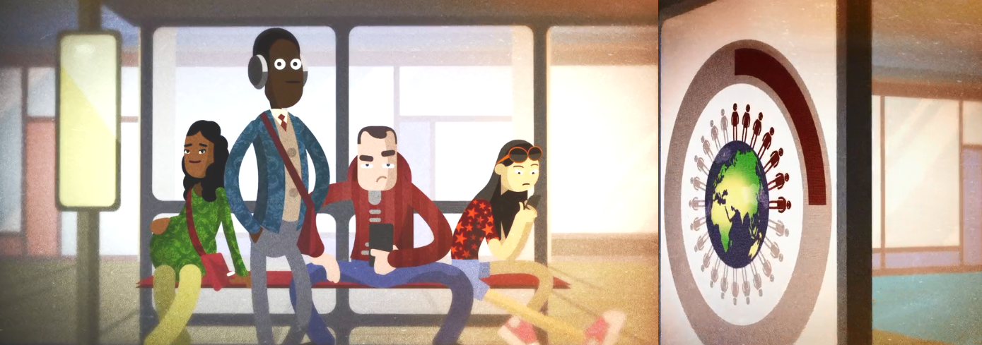 A still from the tuberculosis animation