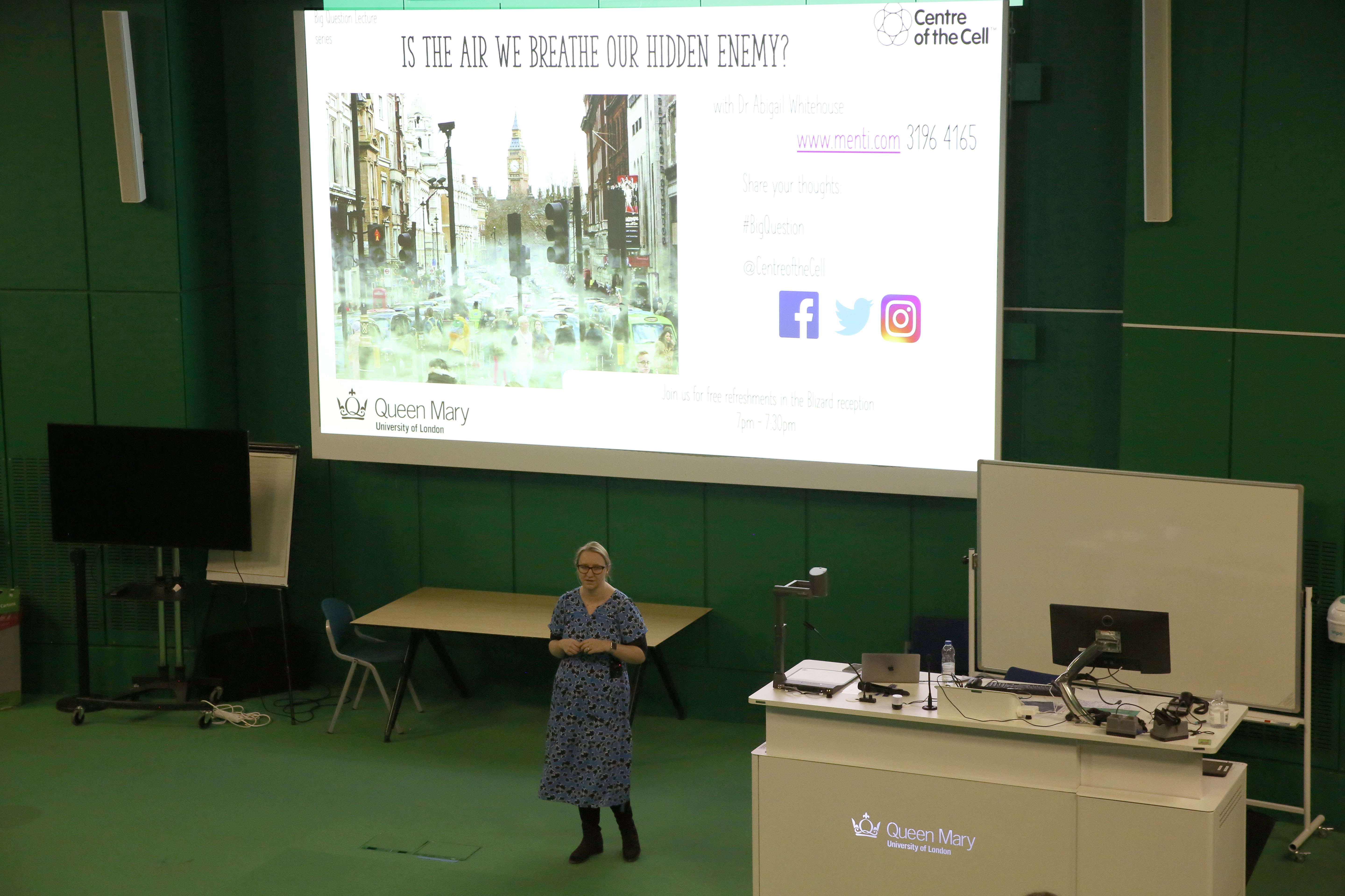 Big Question Lecture on Air Pollution Speaker: Abigail Whitehouse