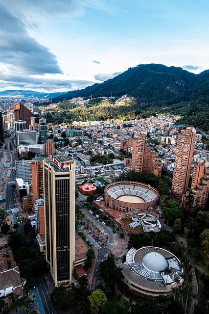 Bogota city landscape