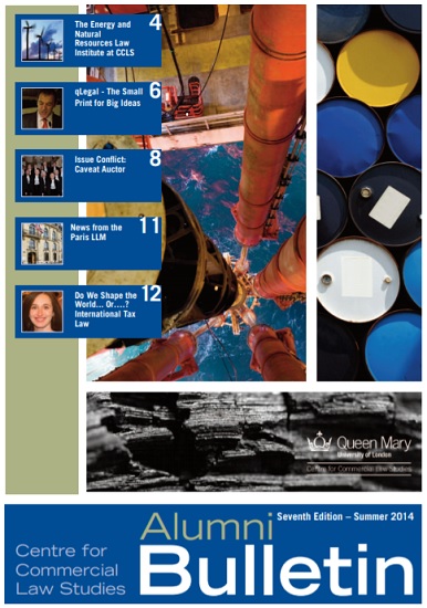 Front cover of the 7th Alumni Bulletin showing coal, oil drums and drilling rig