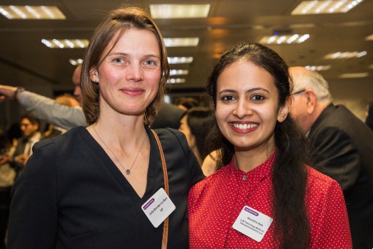 A mentor and mentee together at the mentoring launch event 2020