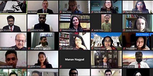 A zoom panel of the CCLS India Chapter launch