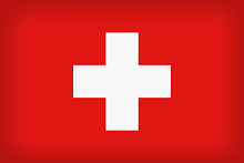 Swiss flag - white cross on red background