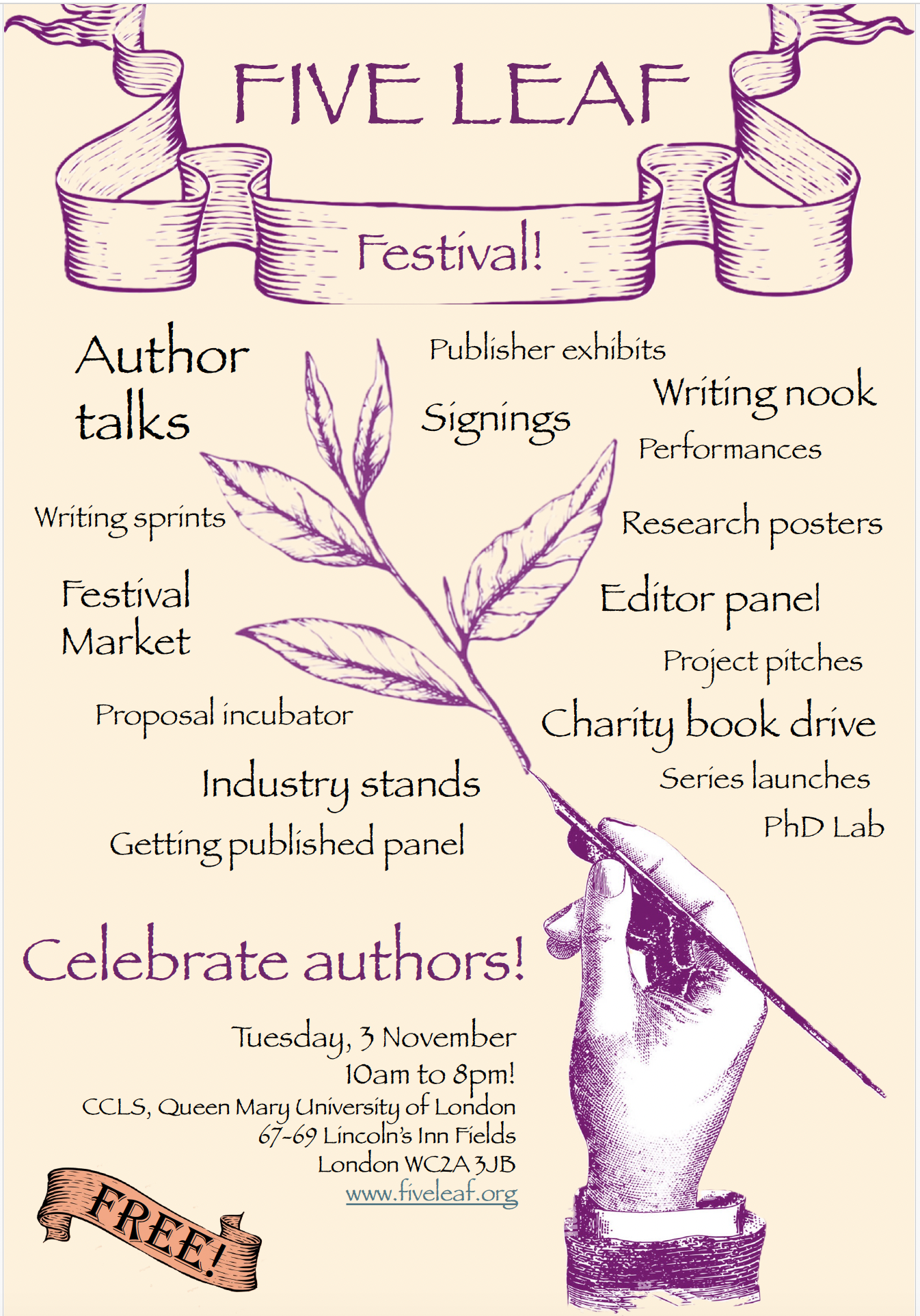 FIVE LEAF Festival Poster