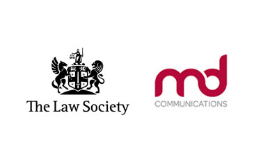 Law Society and MD Communications logos