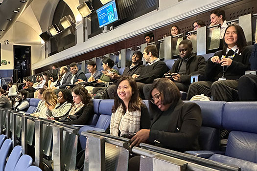 Attendees in the audience at the Future Legal Minds event