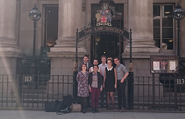 After the completion of their application the students visited the historical Law Society of England and Wales, which was founded in 1825 