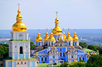 St Michael's Golden-Domed Monastery in Kyiv, Ukraine