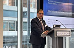 Professor Loukas Mistelis delivering the keynote speech at the London International Disputes Week