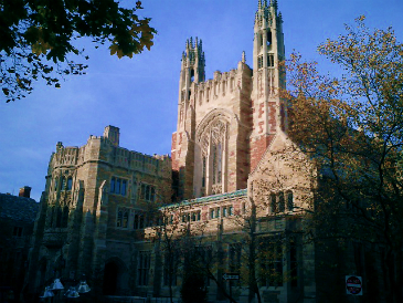 A picture  of Yale Law School.