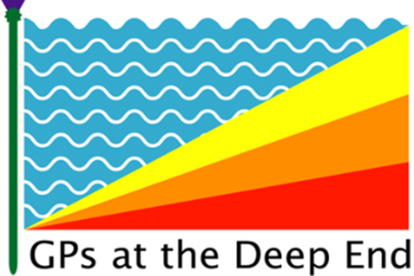A colourful graphic showing a cross section of water getting deeper
