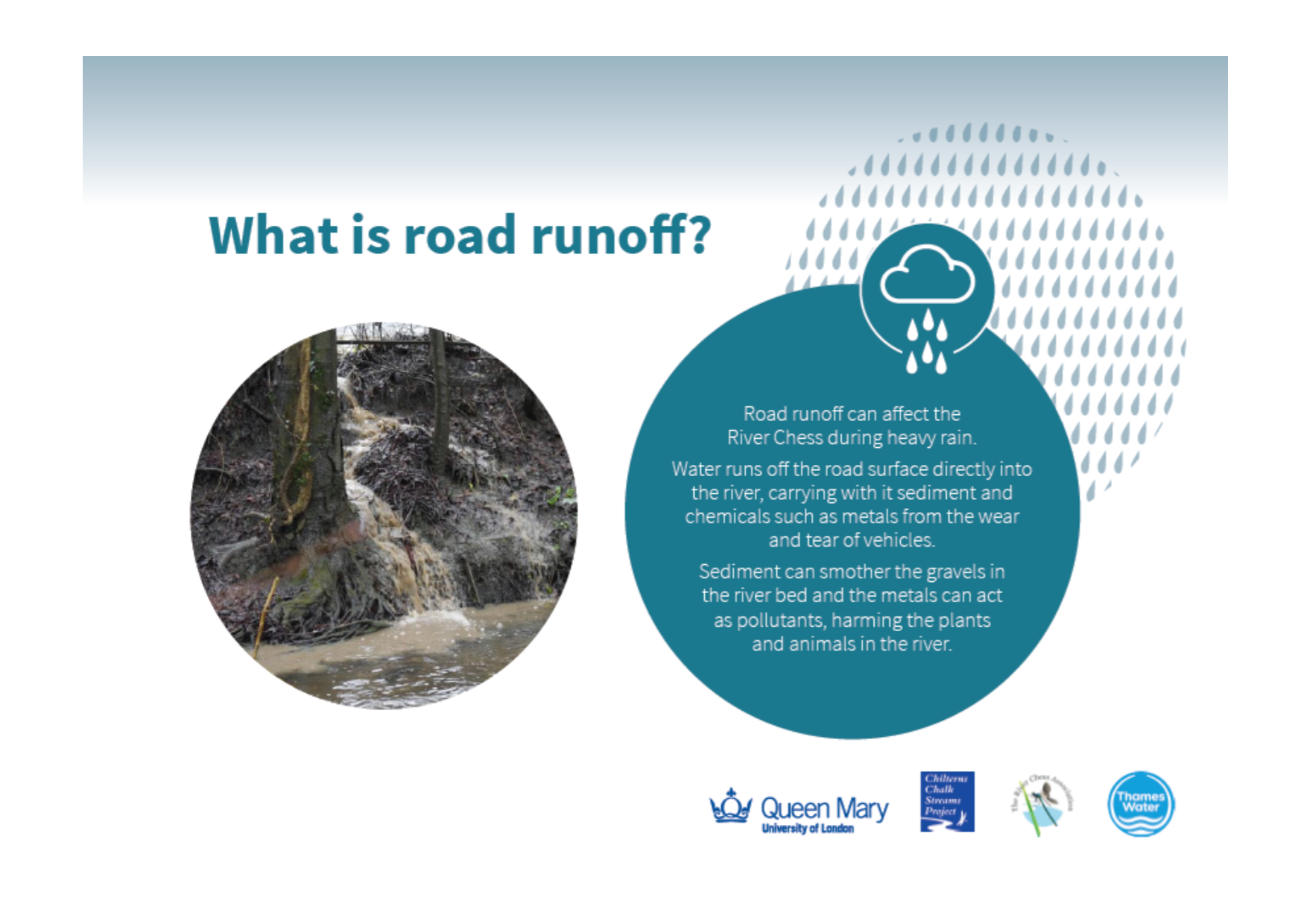 Thumbnail for an educational poster explaining road runoff.