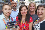 The CHILL team with the Blizard Institute award for Outstanding Contribution to Public Engagement