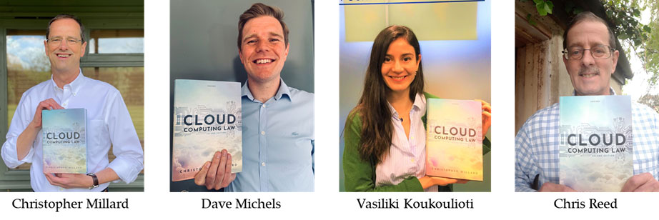 Authors holding copies of Cloud Computing Law, 2nd Edition