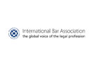 International Bar Association logo with the subheading, 'the global voice of the legal profession