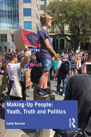 Making-Up People: Youth, Truth and Politics book cover showing a child at a protest
