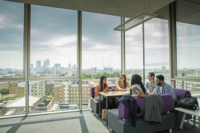 Students at Queen Mary University of London. 