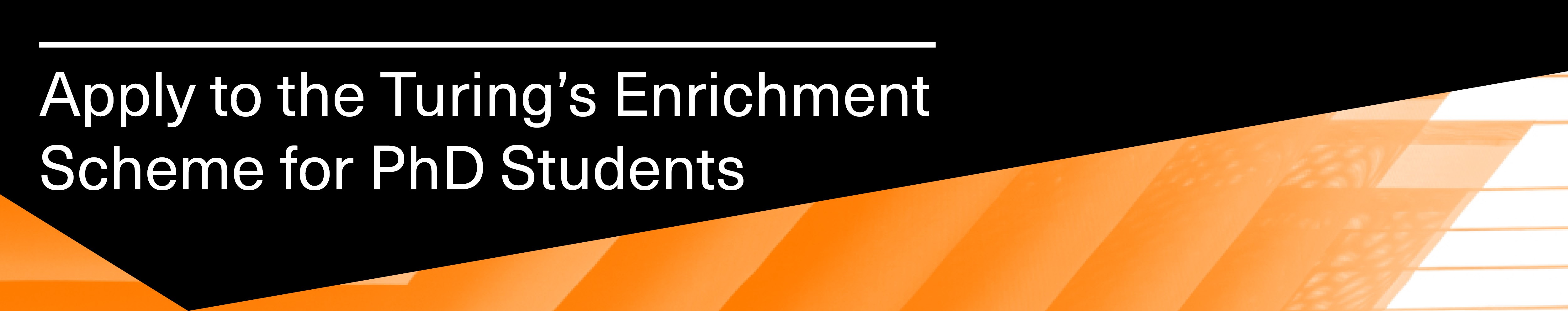 Alan Turing Institute PhD student Enrichment scheme Logo