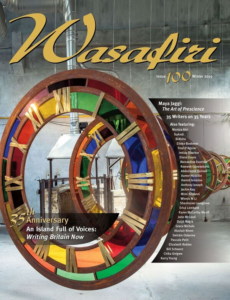 cover of Wasafiri magazine 100 anniversary edition