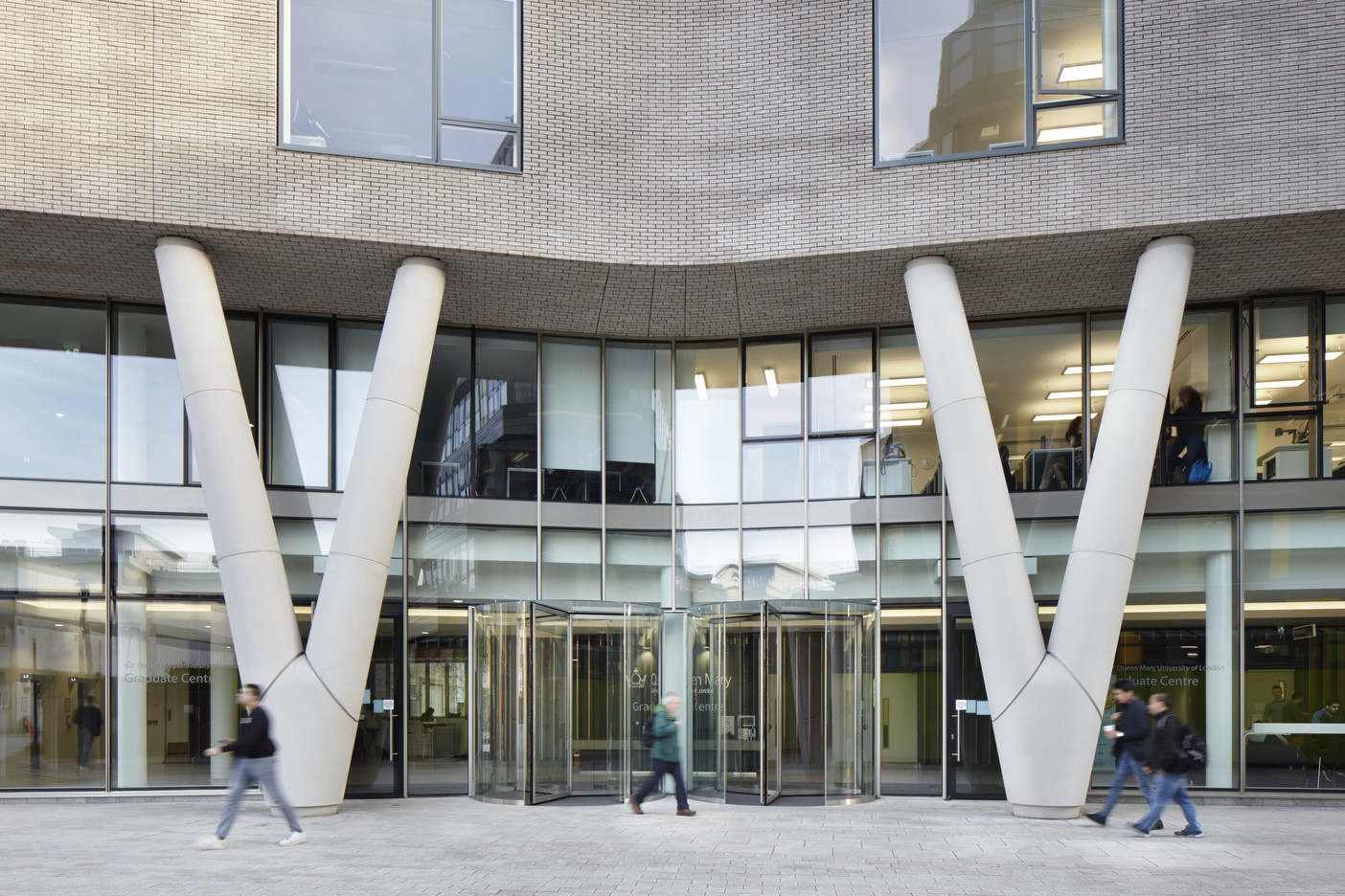 view of Graduate Centre building front entrance