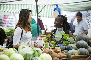 Whitechapel has a long-established historic local market where students can pick up fresh fruit, vegetables, meat and more.