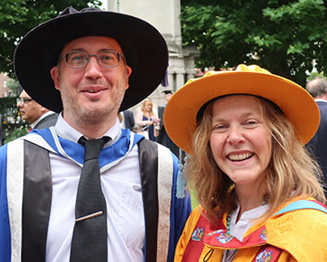 Dr James Brand and Professor Kate Spencer