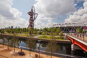 The Queen Elizabeth Olympic Park in Stratford is one stop away on the tube.