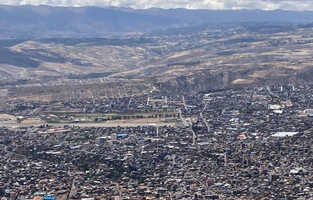 A view of Huamanga in the Ayacucho region, Peru