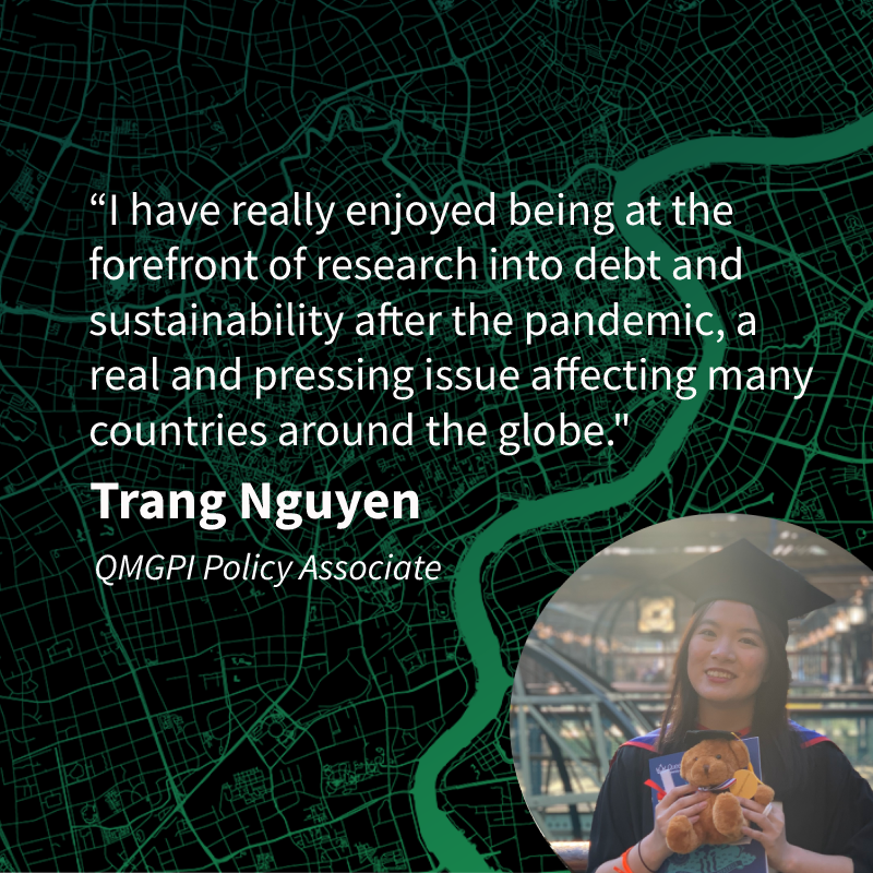 A quote from Trang Nguyen, Policy Associate alumni