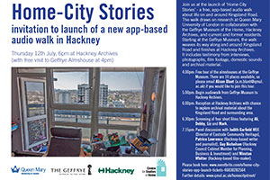 Home-city stories audio walk launch event 