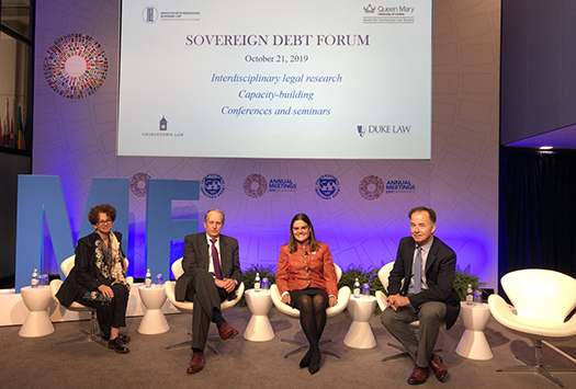 Panelists at the Sovereign Debt Forum Launch
